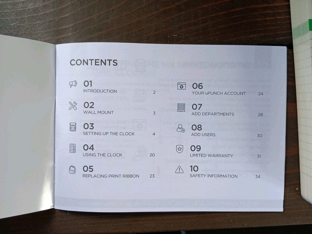 uPunch Complete Small Business Start-Up Kit, AutoAlign Time Clock System HN3000