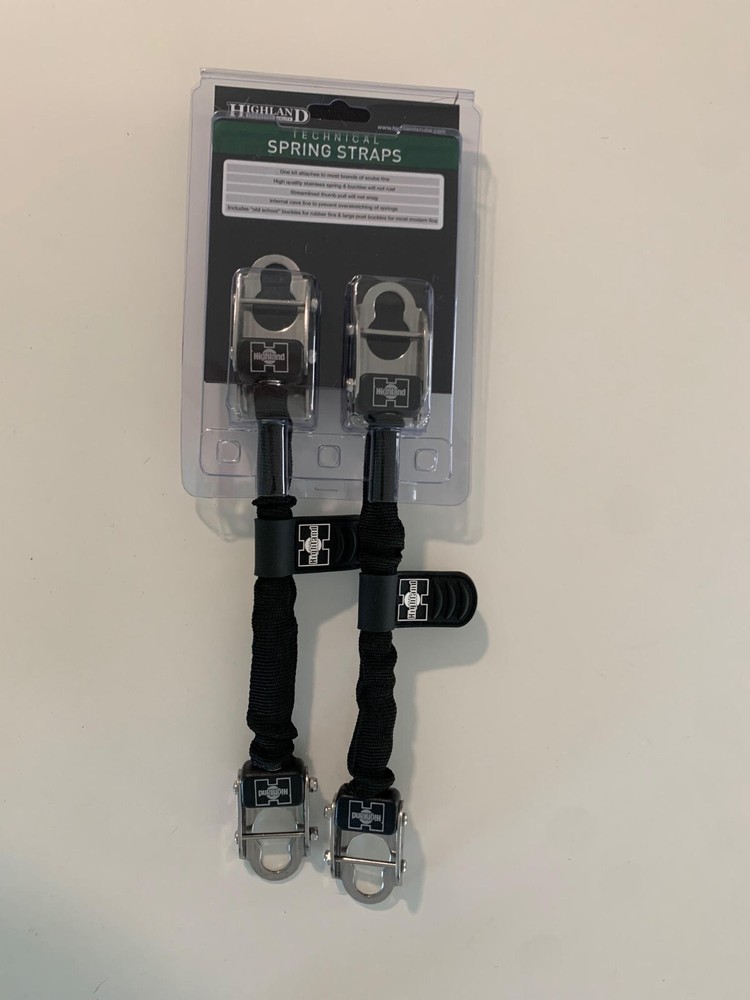 XS Scuba Highland Technical Spring Straps, 8" - NEW