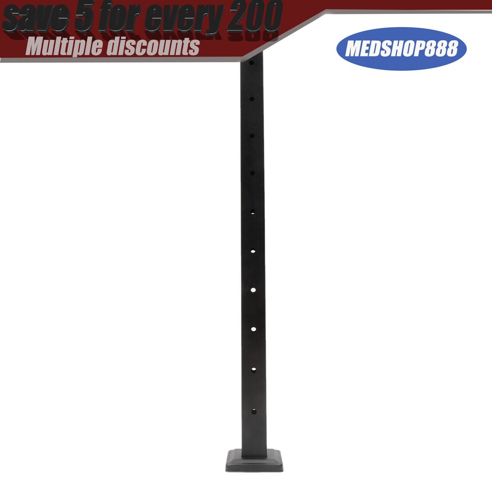 4PCS Adjustable Stainless Steel Cable Railing Posts 36" x 2" x 2"