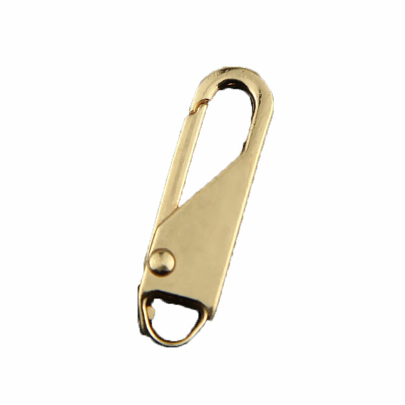 6/3X Metal Zipper Pull Tab Replacement Puller Zip Extender for Bag Jacket Coat✔