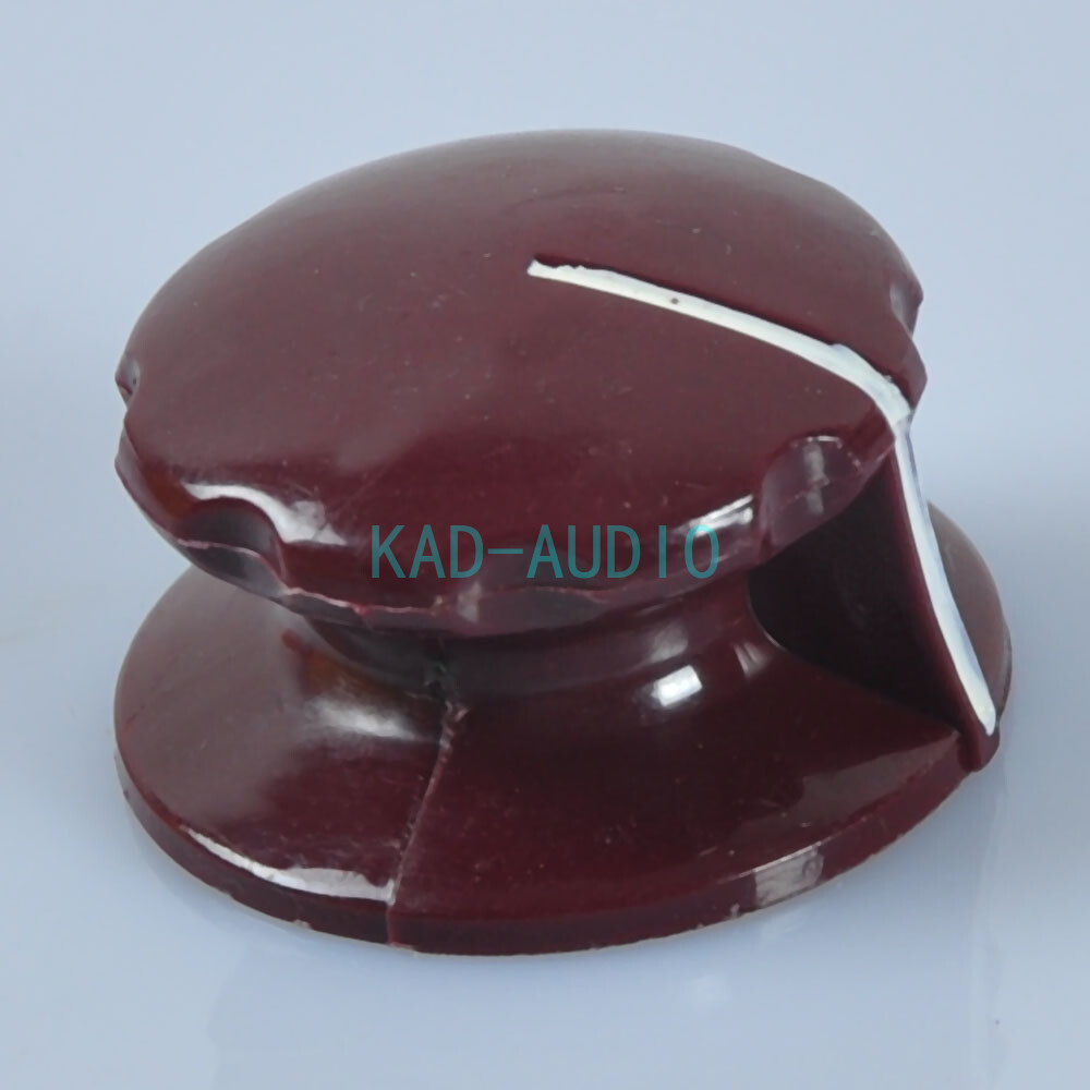 5pc Red Volume Control Plastic Knob Vintage Electric Guitar Amp Effect Raspberry