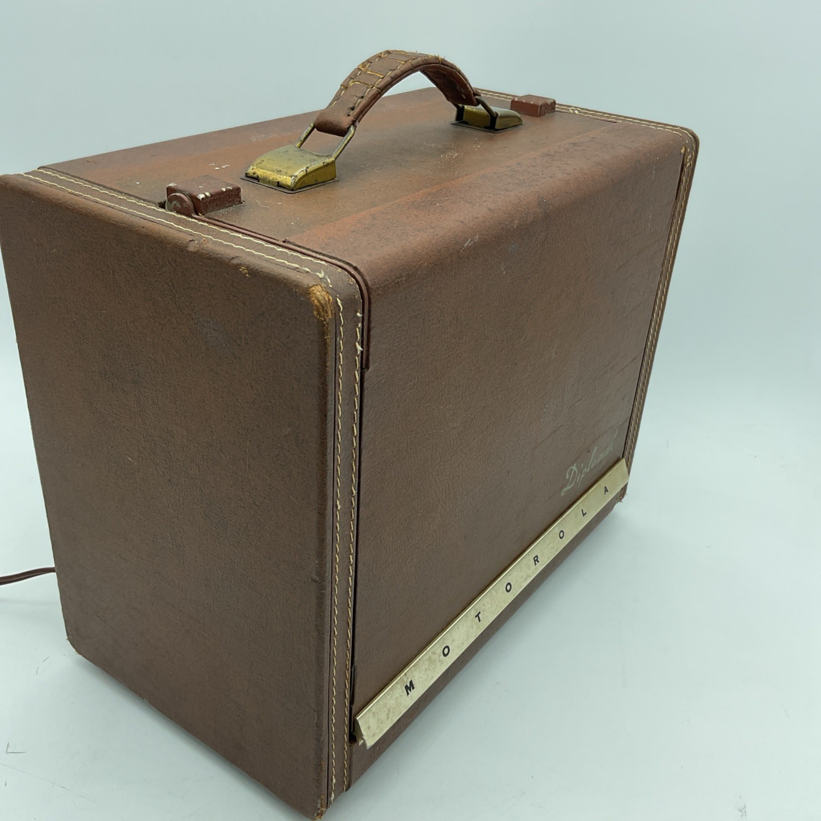 Vintage Motorola tube radio Portable Scan-o-Scope Diplomat 65L2 - For Repair