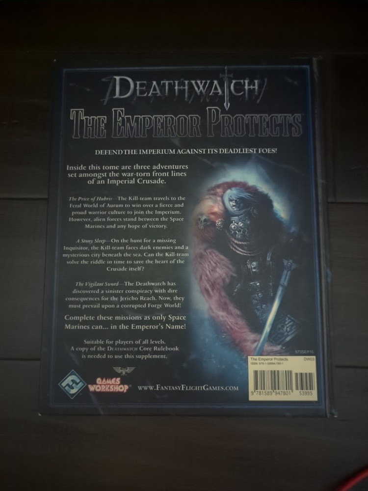 Deathwatch RPG The Emperor Protects