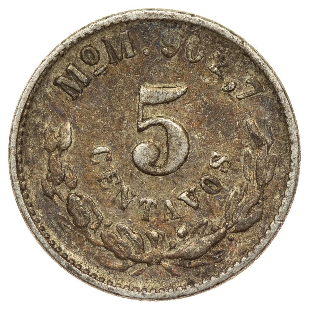 Mexico - 5 Centavos 1905 - Silver