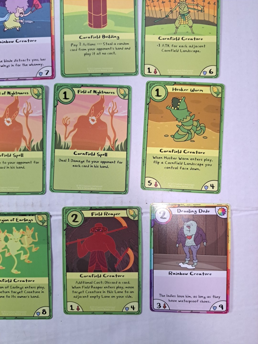 Wholesale Lot Of 23 Adventure Time Card Wars