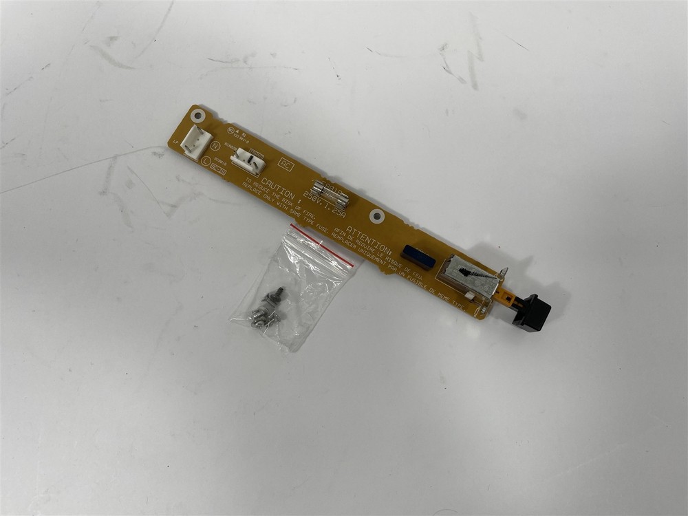 Yamaha Q2031B Graphic Equalizer Power Button Assembly 4181D Replacement Part