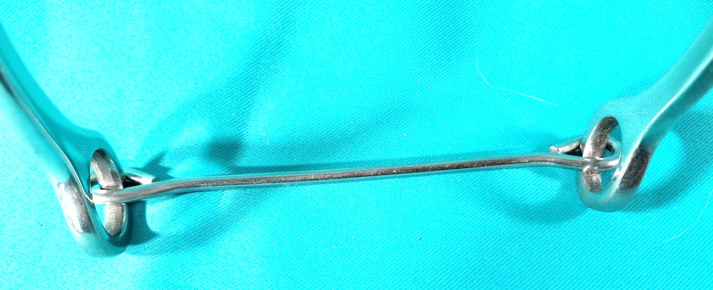 HORSE MECHANICAL HACKAMORE STAINLESS BRAIDED RAWHIDE PARTRADE