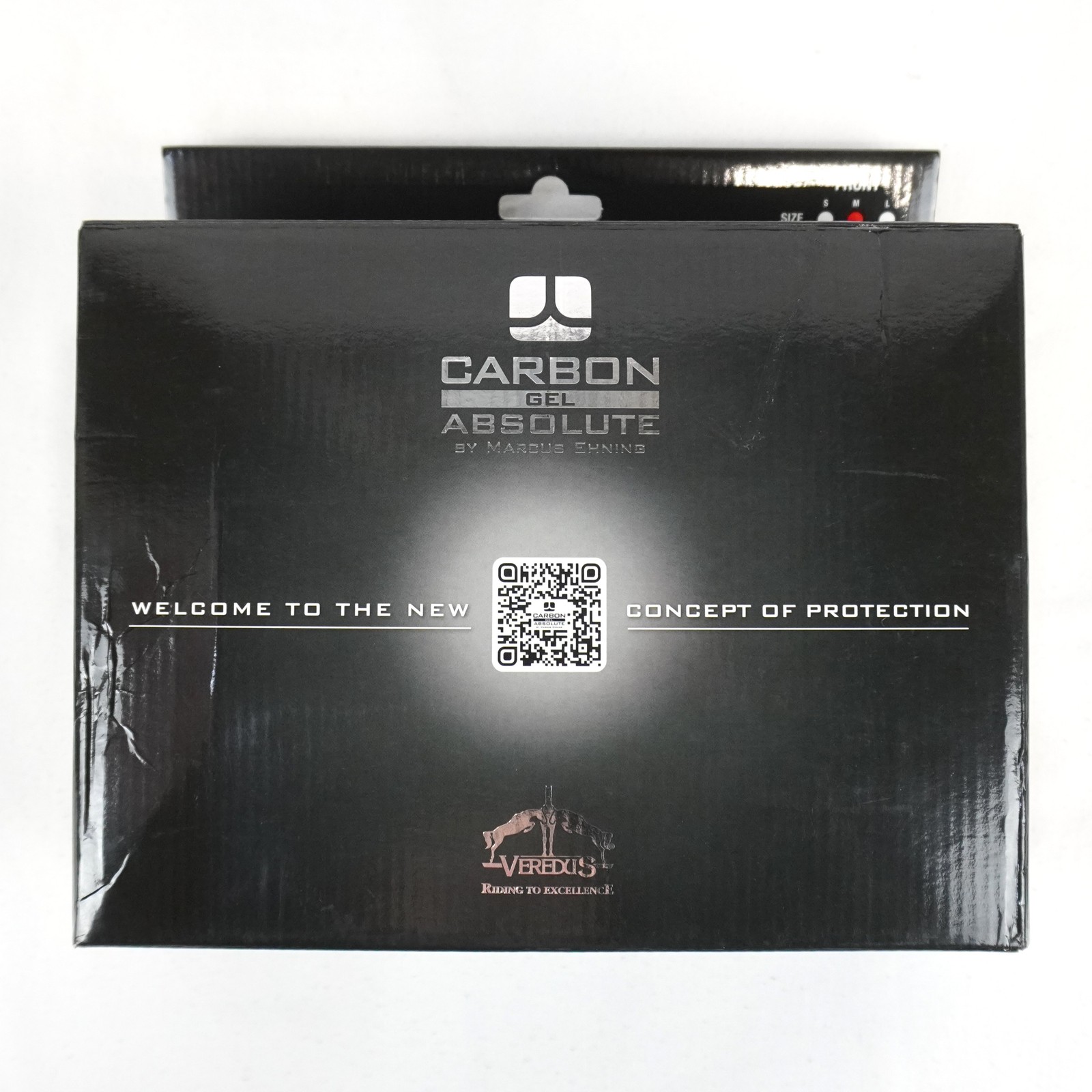 Veredus Carbon Gel Absolute by Ehning Front Tendon Horse Boots In Brown Size M