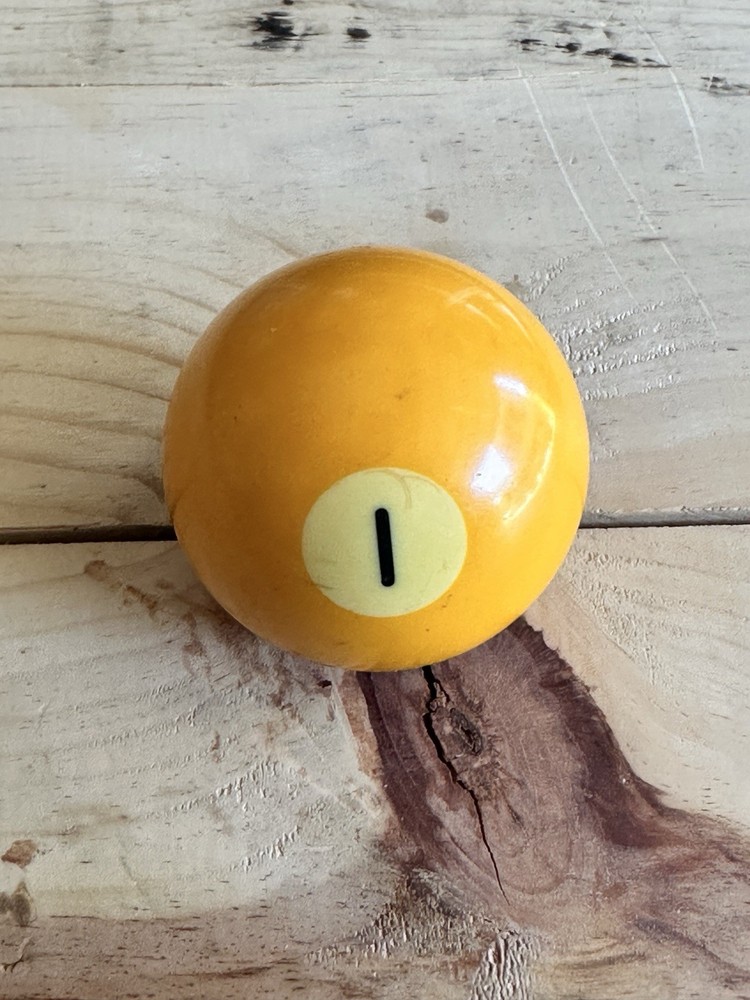 Vintage Bakelite Billiard Ball Pool Ball #1 Replacement