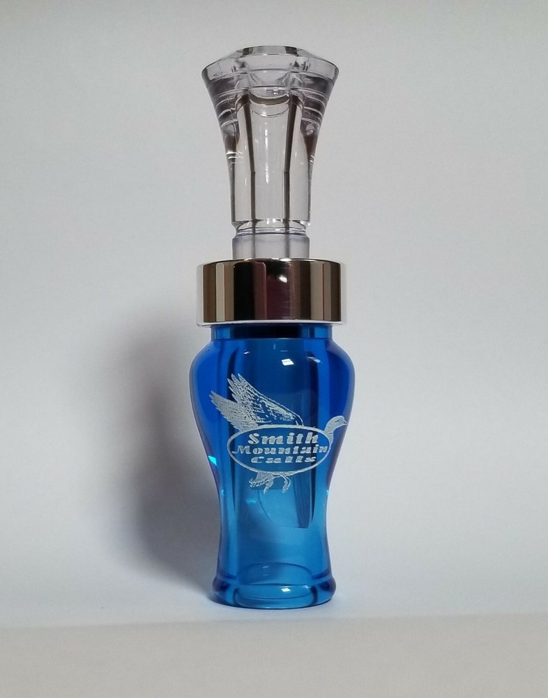 Smith Mountain Calls Blue Acrylic Duck Call With Poly Insert