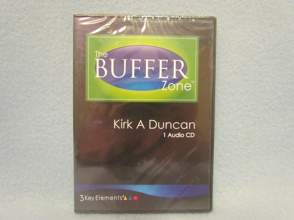 NEW The Buffer Zone Audio CD by Kirk Duncan 3 Key Elements Life Coaching