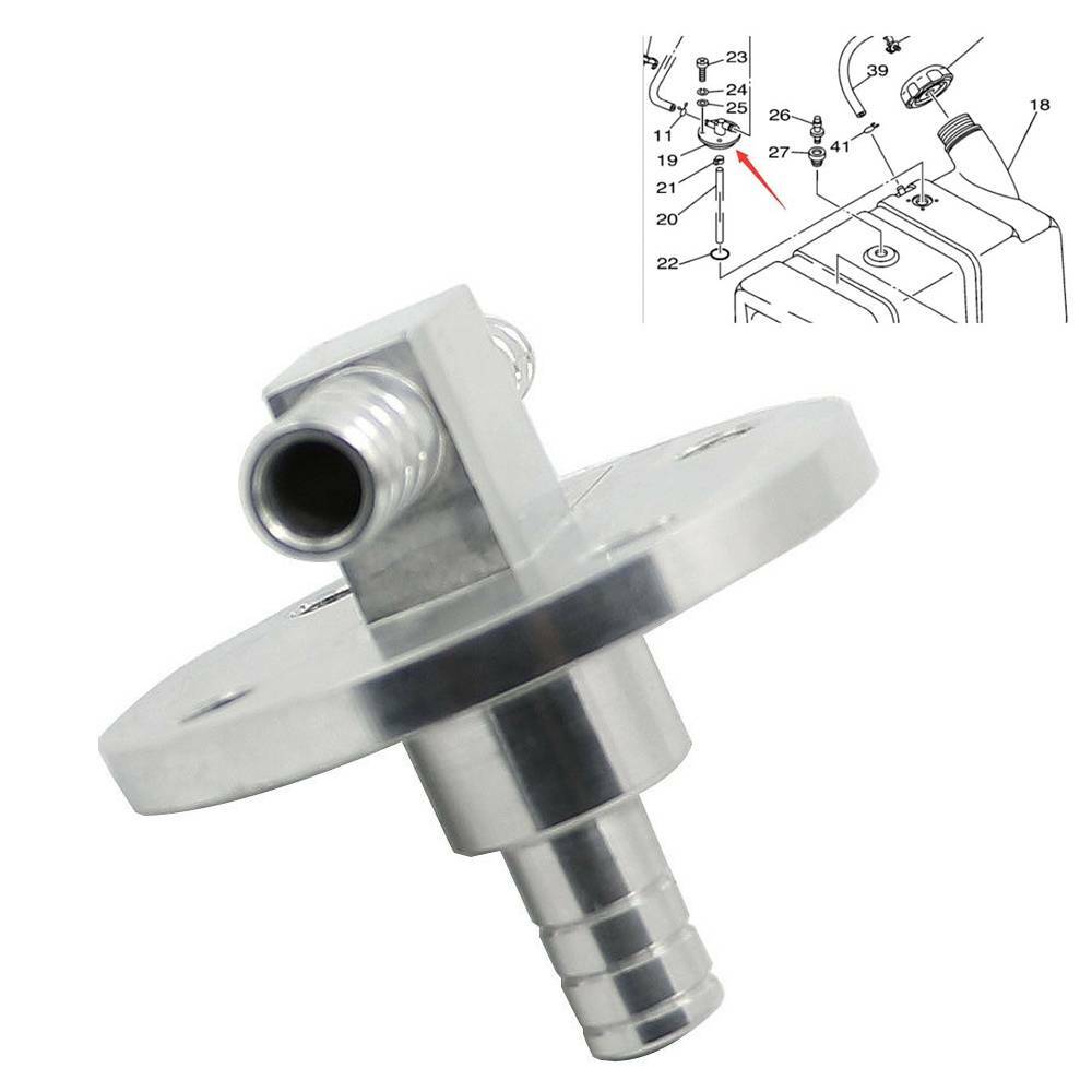 US Billet Fuel Tube Joint Fuel Pickup Gas Pump Tank For Yamaha Rhino 660 450 UTV