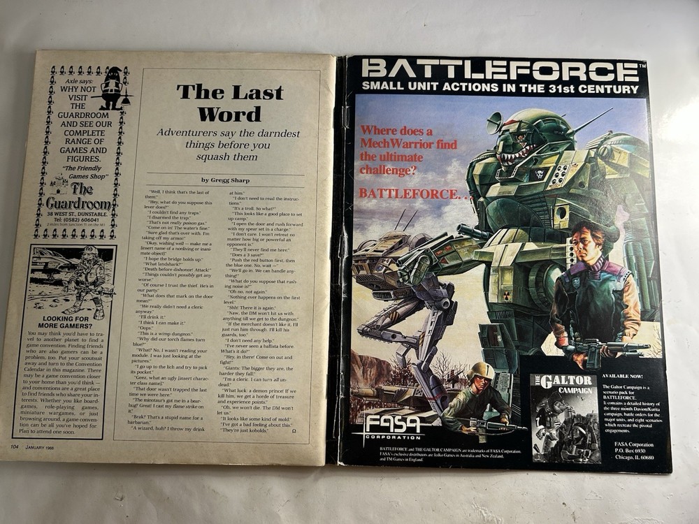 TSR: Dragon Magazine: Issue • #131