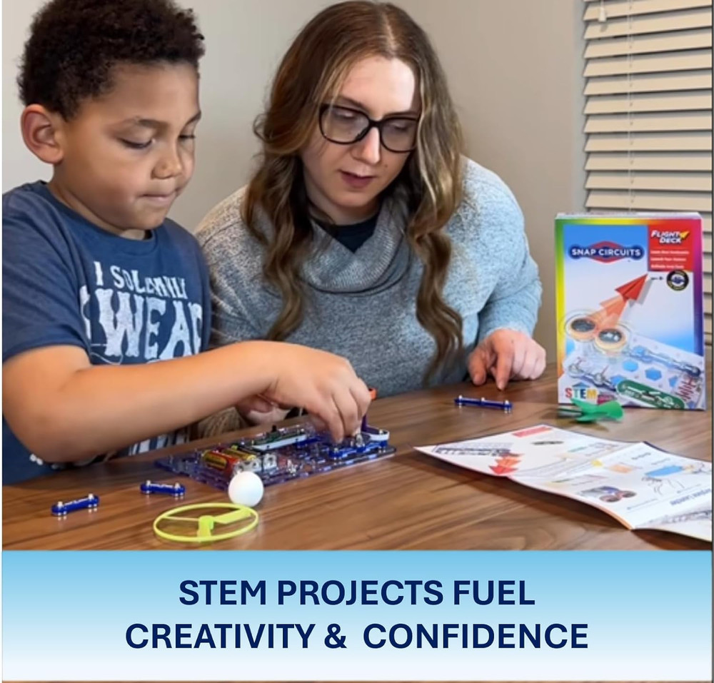 Snap Circuits Flight Deck Science/Stem Toy Kit | Ages 8+ | Construction Gift for