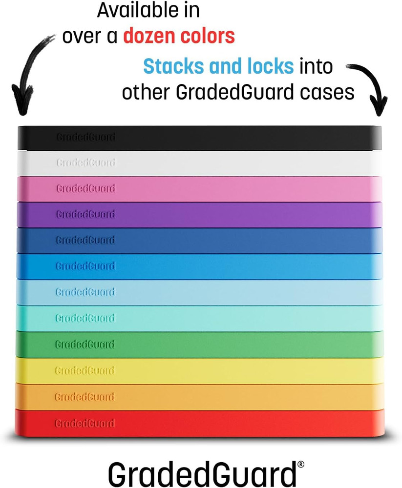 Graded Card Case for Standard Slab - Soft Touch Matte Finish - Multiple Colors