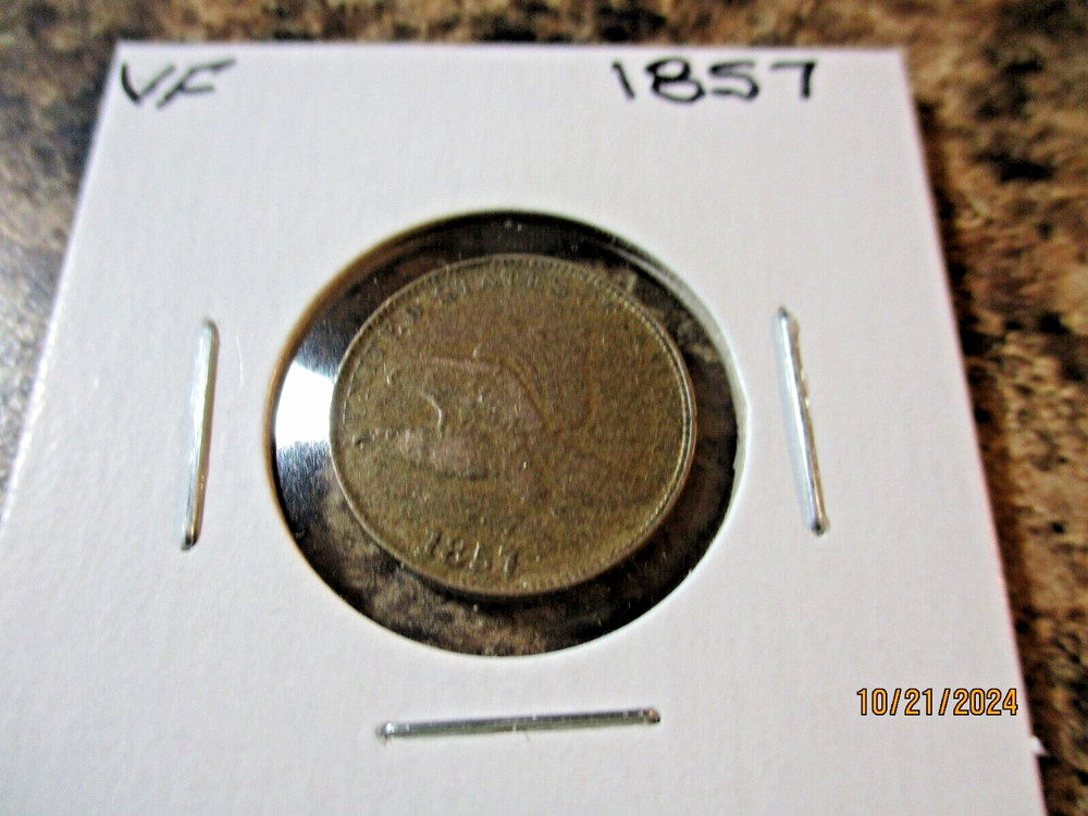 1857 FLYING EAGLE CENT VERY FINE    MM4