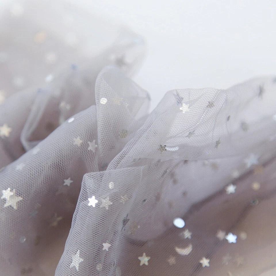 Women Mesh Fishnet Lace Ruffle Socks Sheer Silky Glitter Short Ankle Stockings