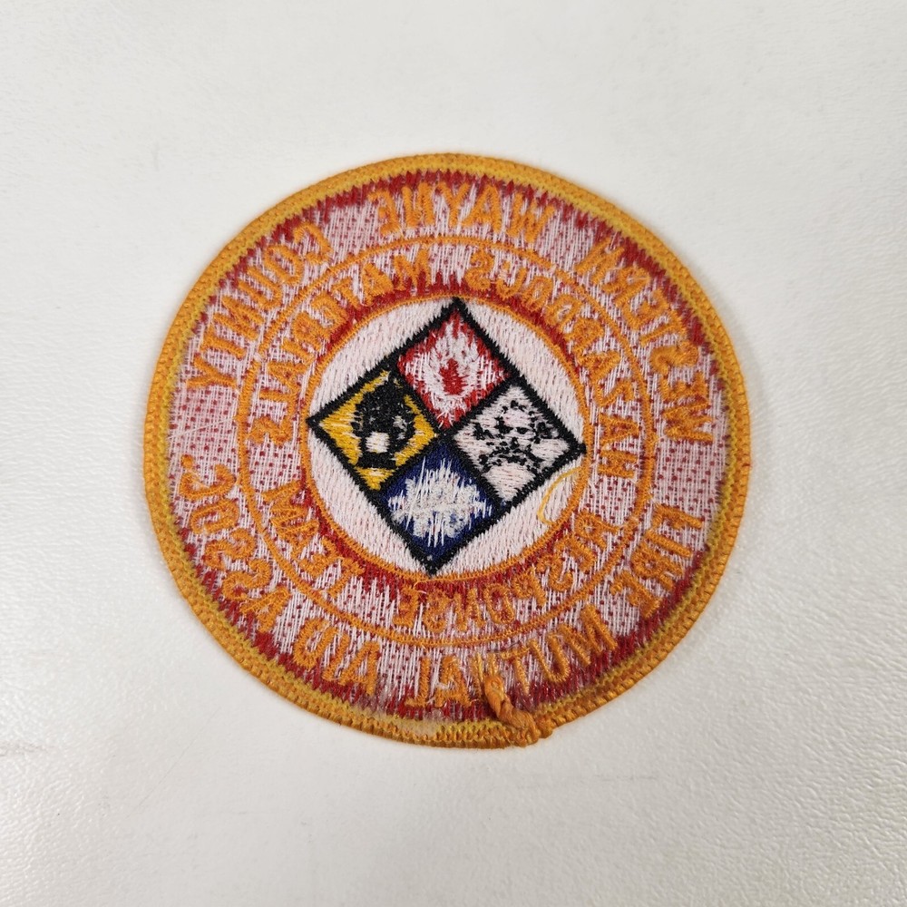 Western Wayne County Hazardous Materials Response Team Patch 3" Fire Mutual Aid