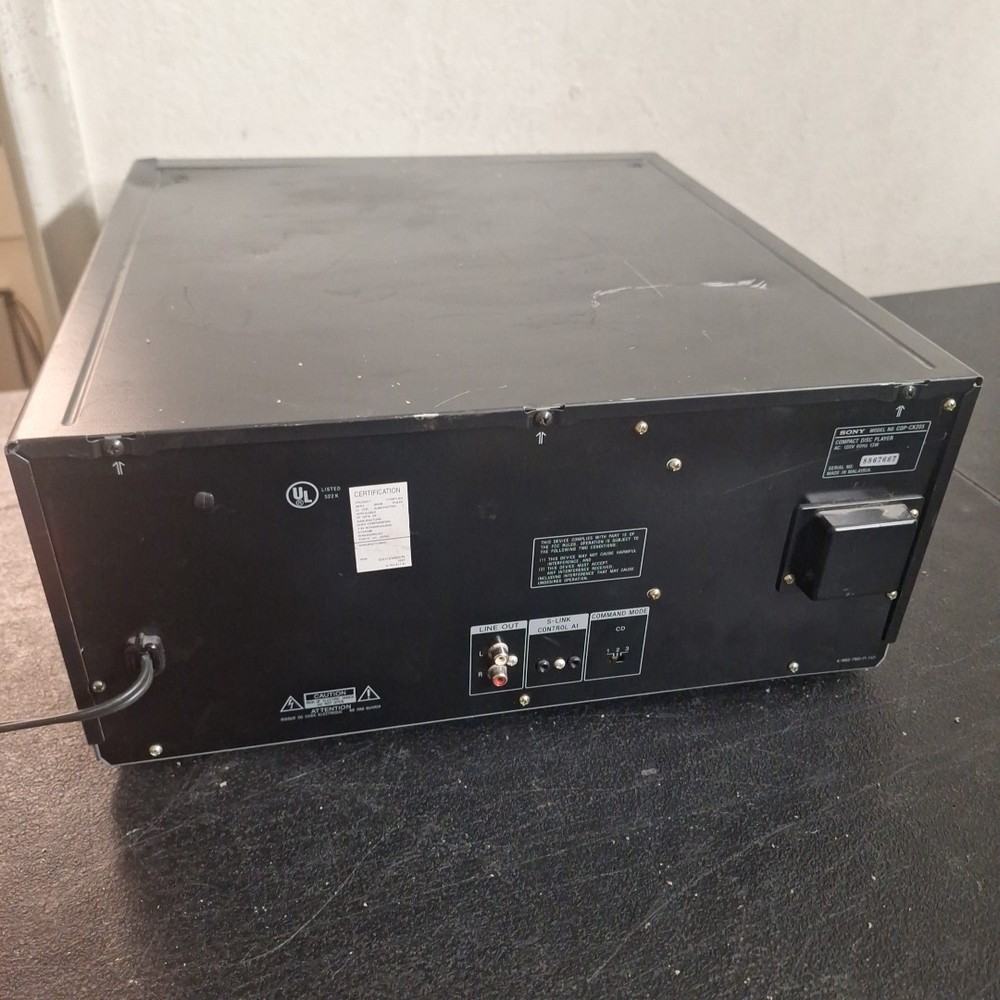 Sony CDP-CX250 Mega Storage Compact Disc 200 CD Changer Player TESTED