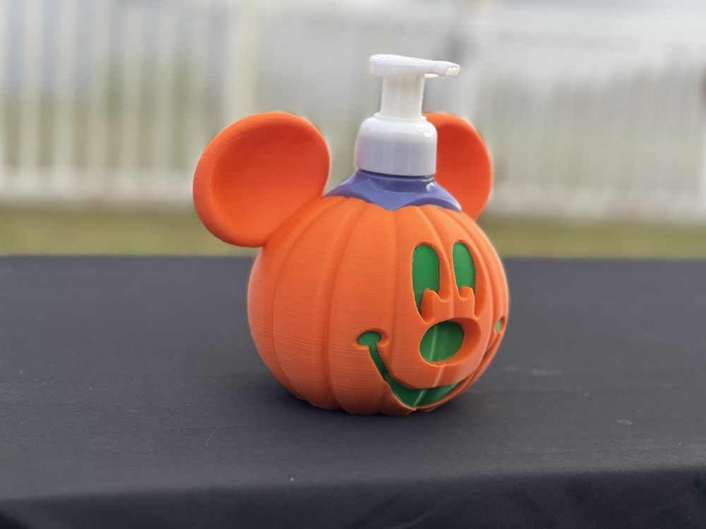 Pumpkin Mouse Soap Holder Halloween Decor