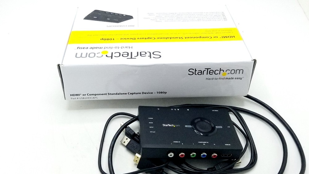 StarTech USB2HDCAPS HDMI or Component Standalone 1080p Capture Device