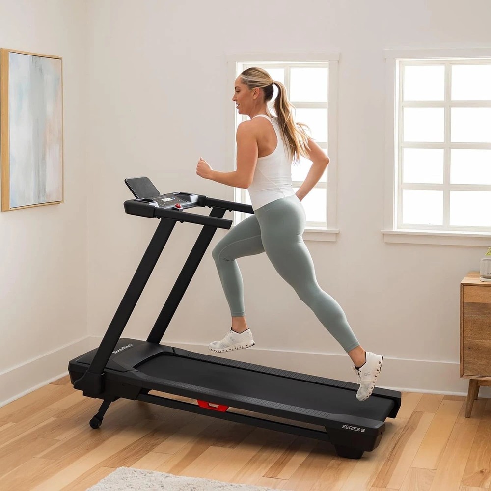 T Series 5 Treadmill - Compact, 10 MPH Speed, Personalized Coaching, Easy Setup