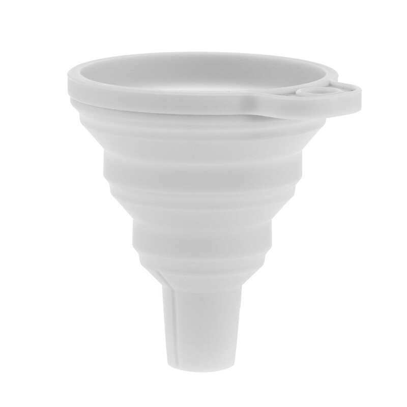 1PC Silicone Foldable Collapsible Style Funnel Hopper Kitchen Cooking Tools