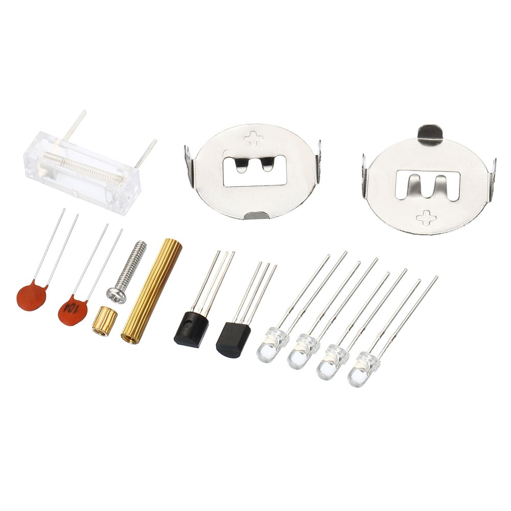Soldering Practice Board, 4 Set Electronics PCB Board DIY LED Rotary Gyroscope