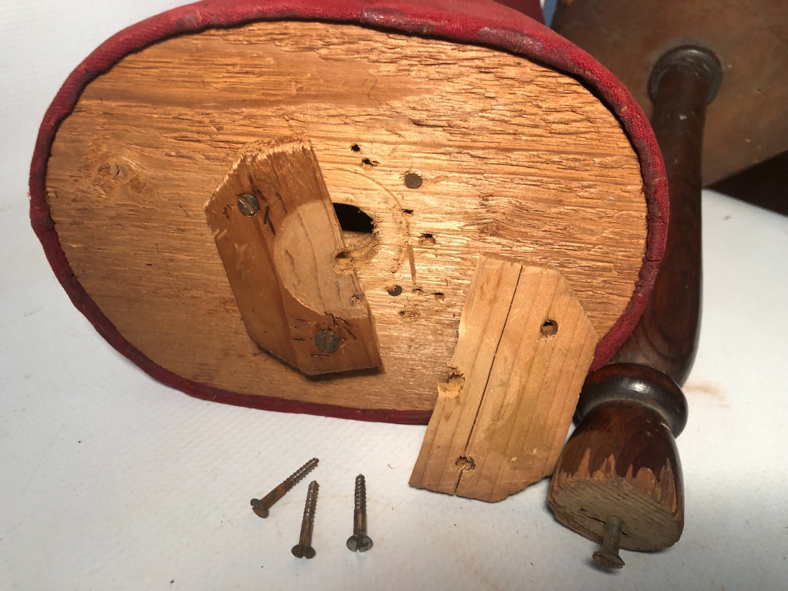 Antique Half Scale Miniature Mannequin Dress Form w Stand Counter Top