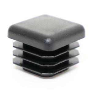 3/4" Inch | Square Plastic End Cap Tubing Hole Post Plug | Multiple Quantities