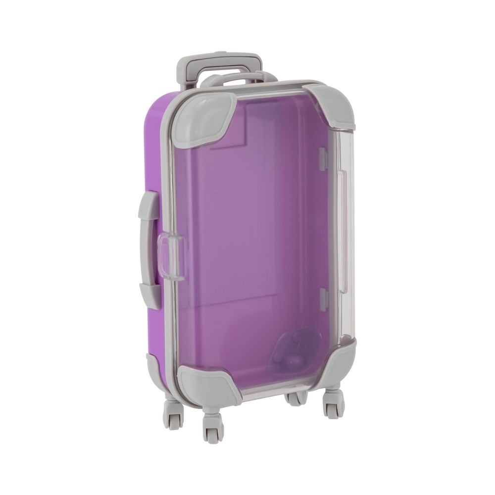 12 PCS Simulation Mini Trolley Cases Suitcase Set ABS Case Set W/4 Wheel