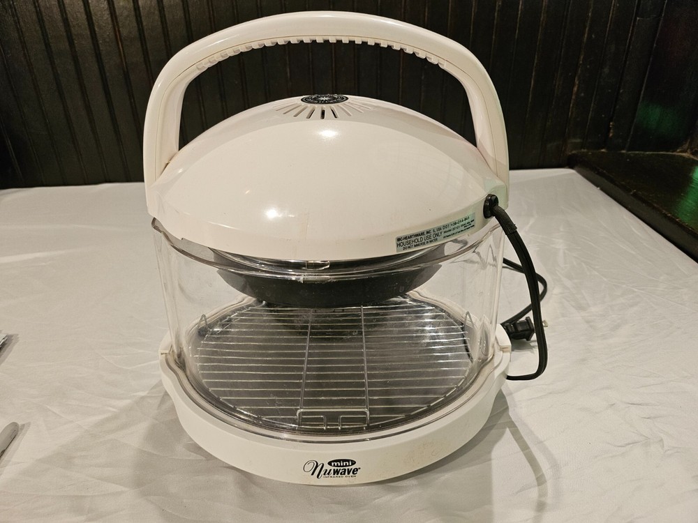 NUWAVE MINI INFRARED OVEN Model 20101 WHITE Digital PROGRAMMABLE Hearthware Home