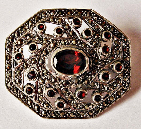 Garnet Brooch