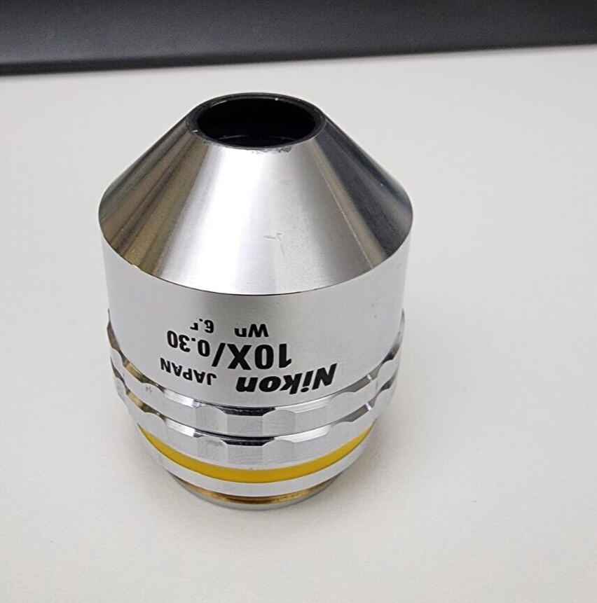 Nikon Microscope CF Plan 10x/0.30 BD WD 6.5 Objective Lens