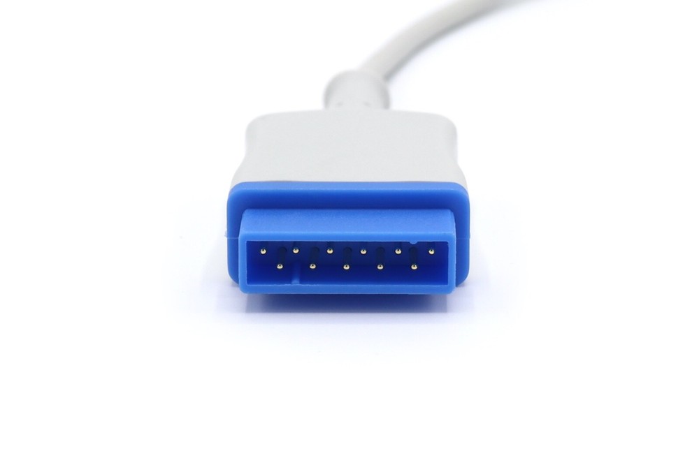 GE Masimo 4085 RD Set GE-12 Compatible SpO2 Sensor Adapter - Same Day Shipping