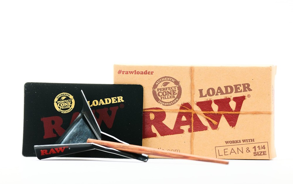 RAW Cone Loader for 1 1/4 Size & Lean Pre Rolled Cones - 4 Piece Set