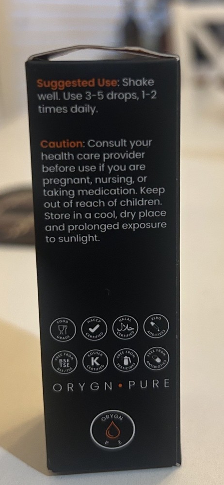 Orygn TRIGLP Natural Wellness Routine Drops- includes 3 bottles