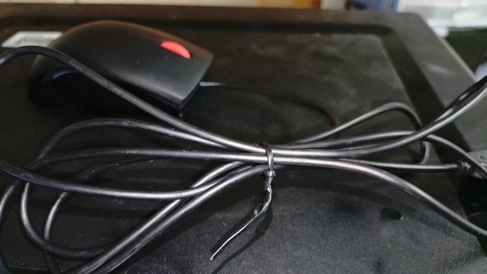Black {Lenovo} [MSU1175] Wired USB Mouse