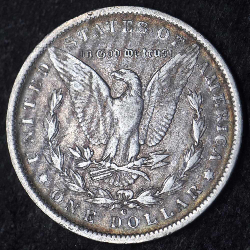 1891-O "Toned" Morgan Silver Dollar $1 - COINGIANTS -