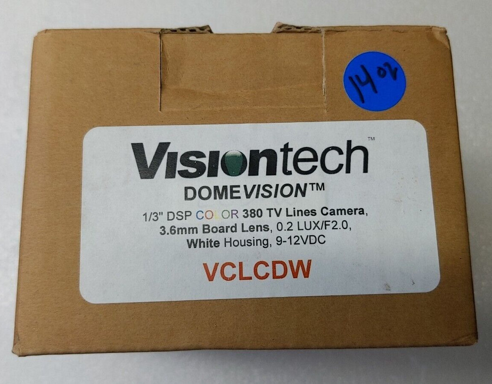 VISIONTECH CCTV SECURITY CAMERA VCLCDW 9-12VDC