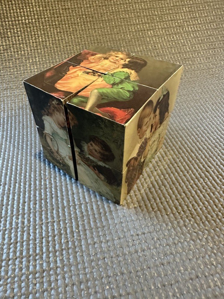Magic Art Cube Victorian Vintage Puzzle Cube