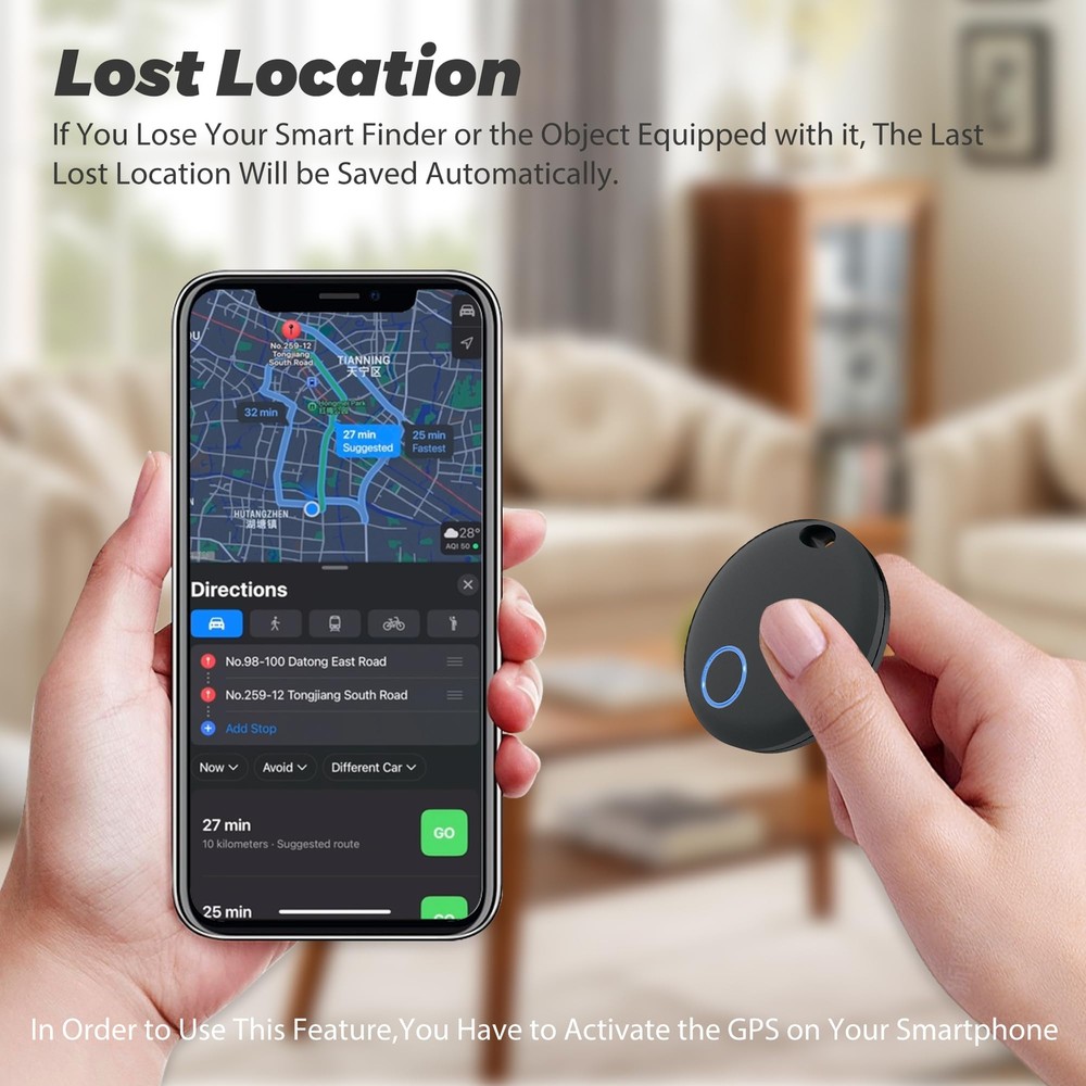 Tracker Tags 2 Pack Luggage Tracking Compatible With TUYA APP iOS and Android...