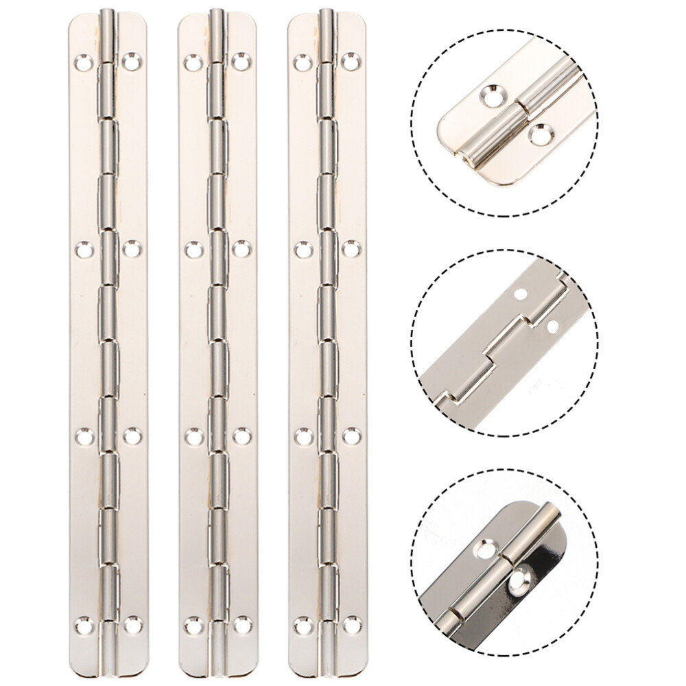 3PCS Piano Hinge Folding Continuous Craft Hinges Kitchen for Cabinet Box