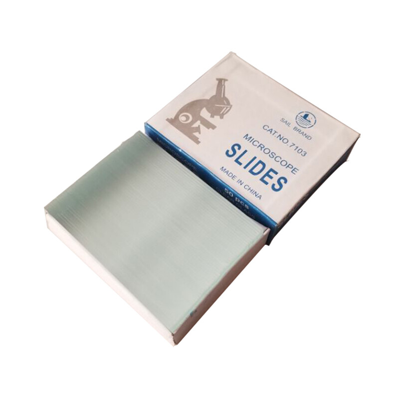 50 pieces Reusable Laboratory Educational Double Concave Microscope Glass Slides