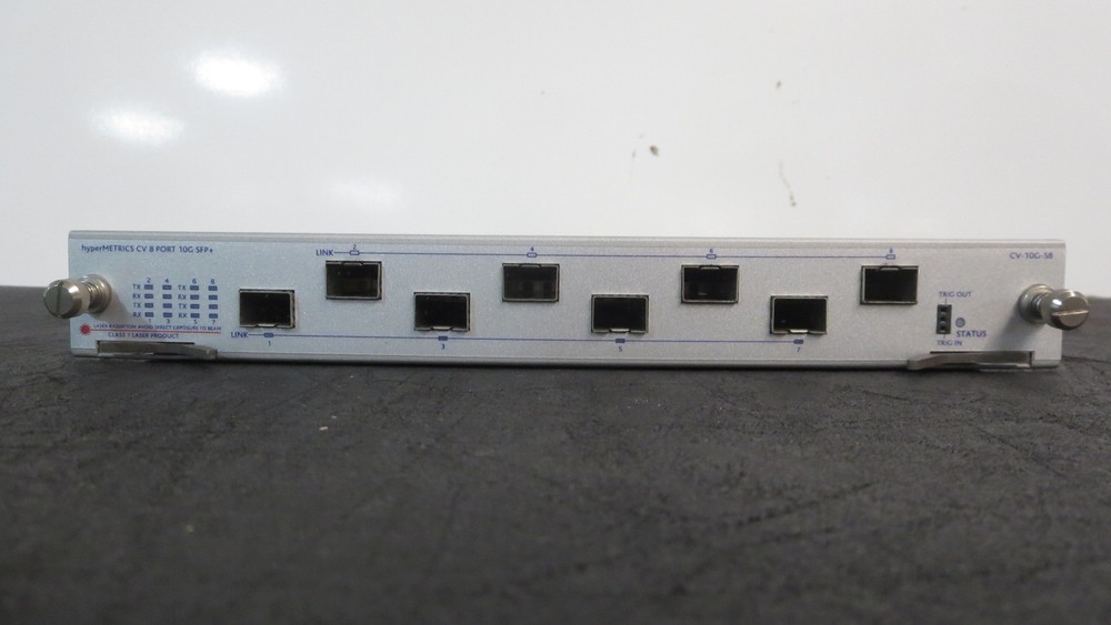 SPIRENT CV-10G-S8 HyperMetrics 8-port 10 GbE Test Module