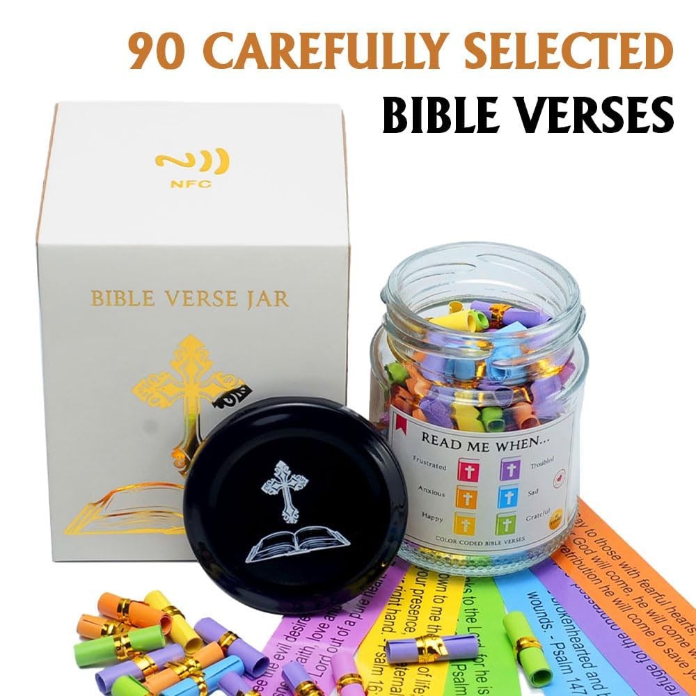 Bible Verse Jar and Keychain NFC, NFC