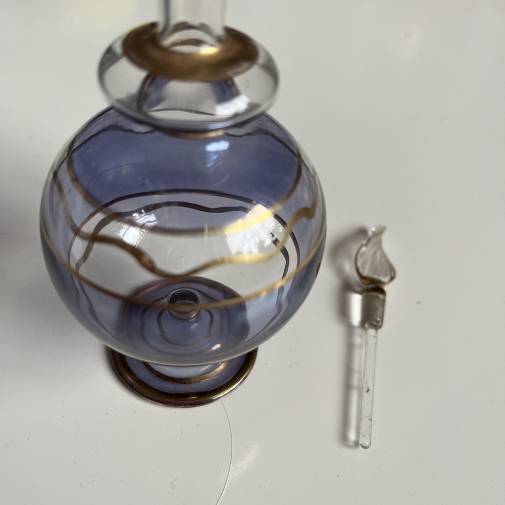 Egyptian Glass Perfume Bottle ￼