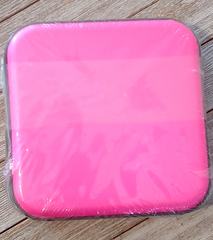 Siveit Pink CD Case, 40 Capacity CD/DVD Hard Case Holders Wallet