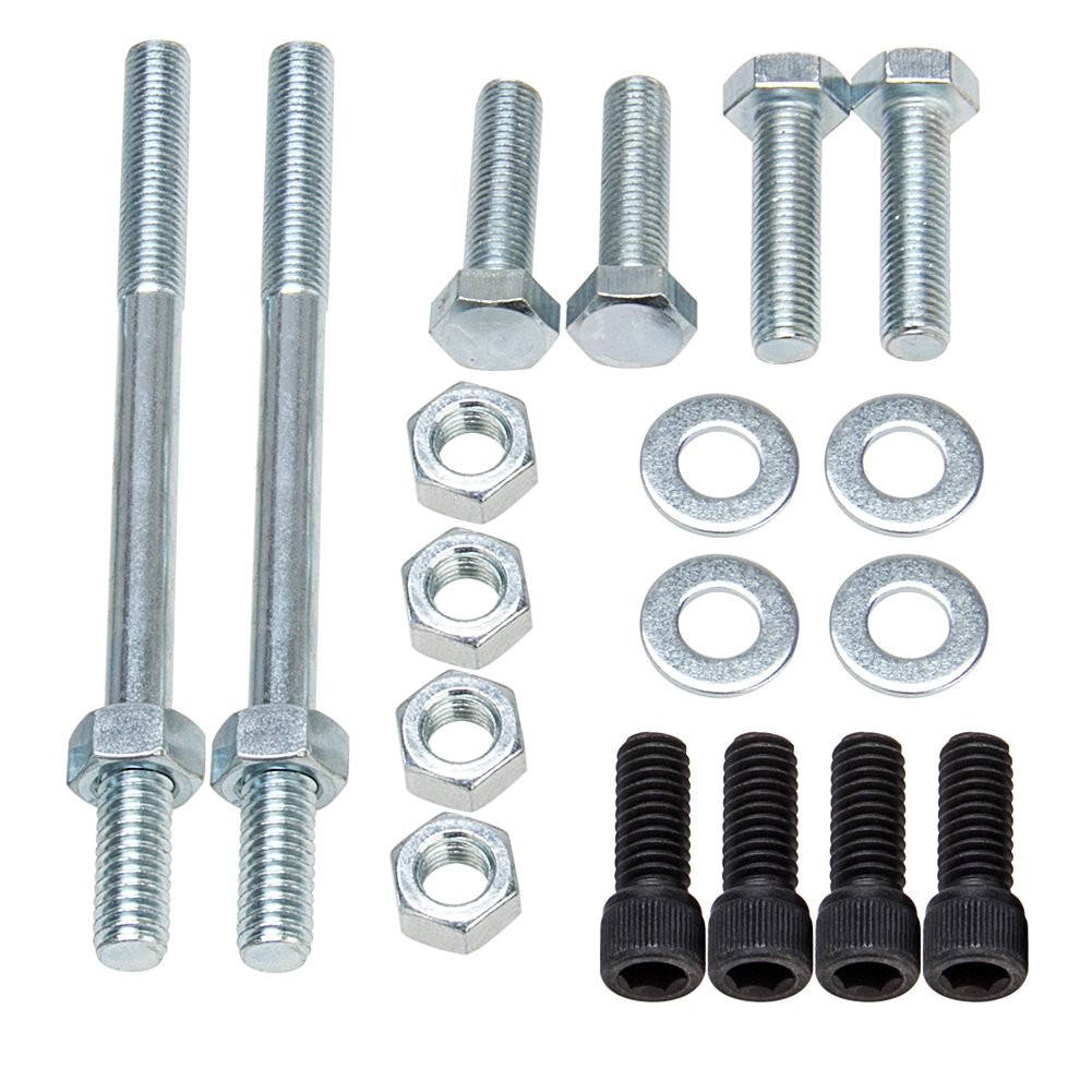 Square Bore to Spread Bore Manifold Aluminum Carburetor Adapter Plate