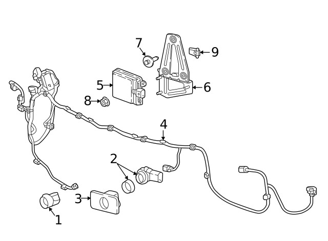 Genuine GM Wire Harness 85556175